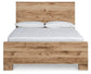 Hyanna  Panel Bed, Dresser And Mirror