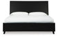Danziar  Panel Bed With Mirrored Dresser