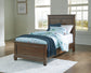 Danabrin  Panel Bed With Mirrored Dresser, Chest And Nightstand