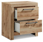 Hyanna  Panel Bed With 2 Side Storage, Dresser, Mirror And Nightstand