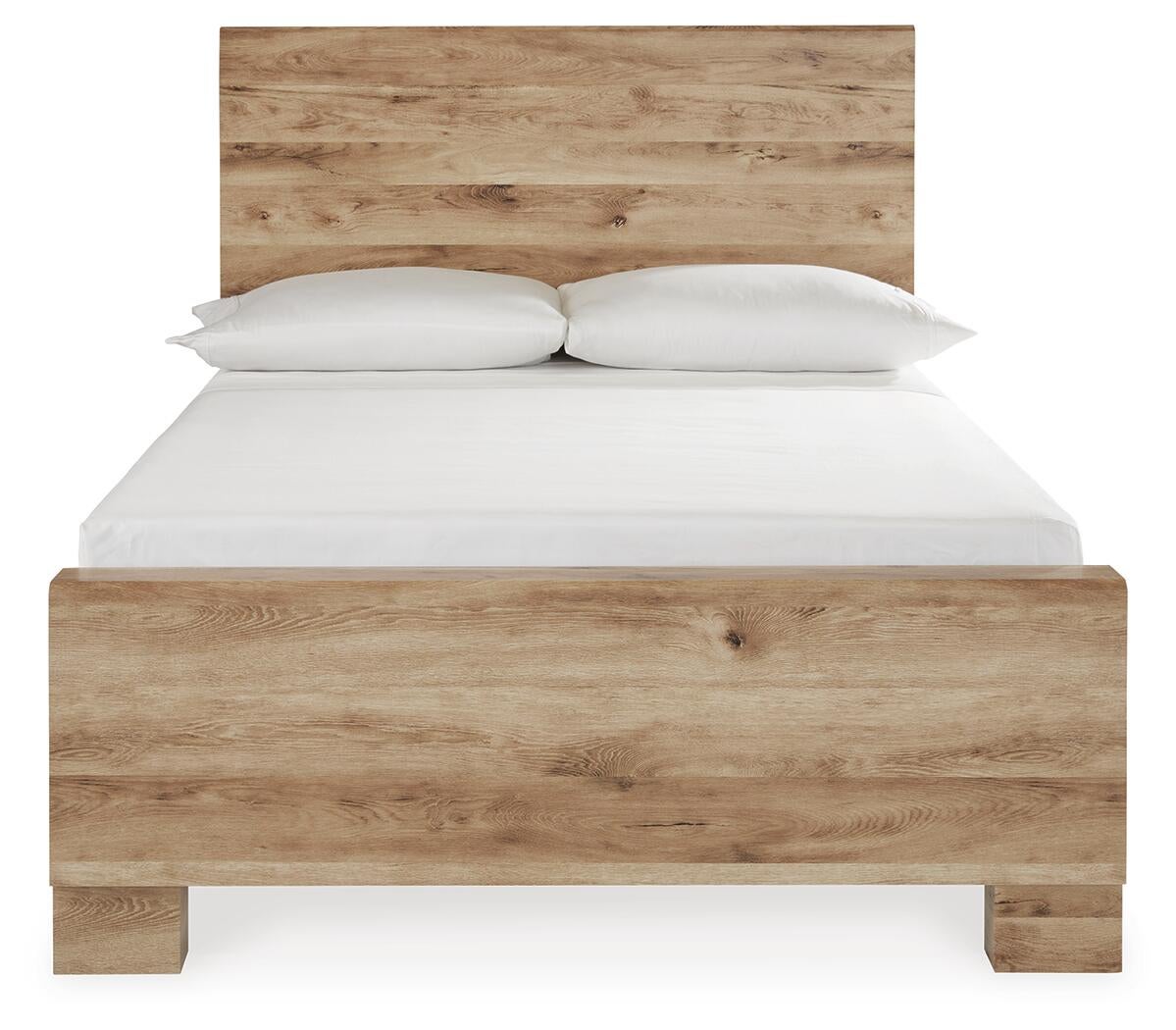 Hyanna  Panel Bed, Dresser And Mirror