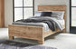 Hyanna  Panel Bed, Dresser And Mirror
