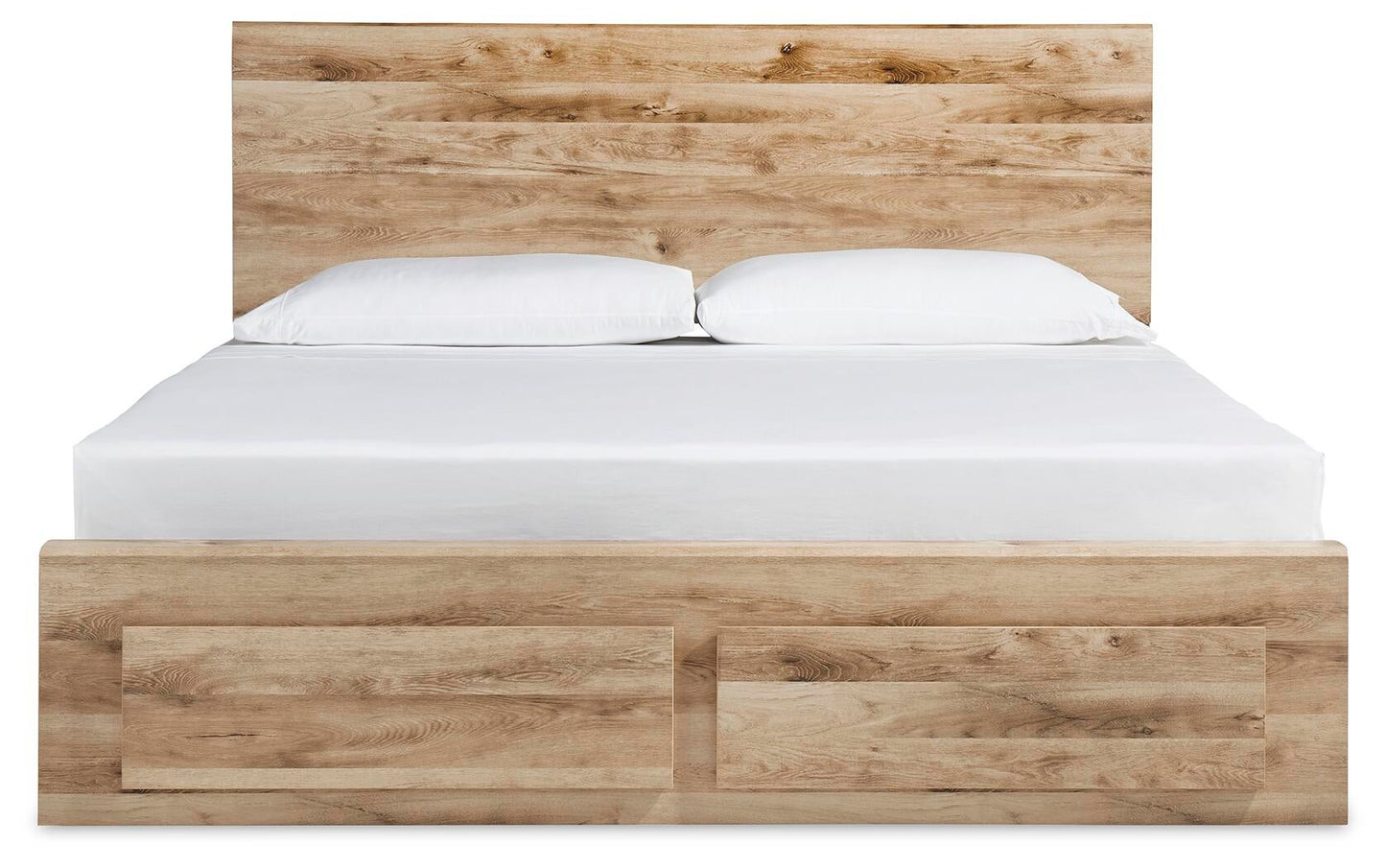 Hyanna  Panel Storage Bed With 2 Under Bed Storage Drawers, Dresser, Mirror, Chest And Nightstand