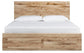 Hyanna  Panel Storage Bed With 1 Under Bed Storage Drawer, Dresser And Mirror