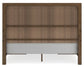 Cabalynn  Panel Bed With Storage With Mirrored Dresser, Chest And Nightstand
