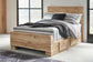 Hyanna  Panel Bed With 2 Side Storage, Dresser, Mirror And Nightstand