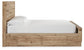 Hyanna  Panel Bed With Storage With Mirrored Dresser