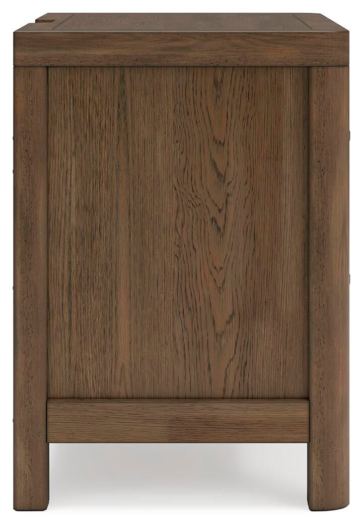 Cabalynn  Upholstered Bed With Mirrored Dresser, Chest And Nightstand