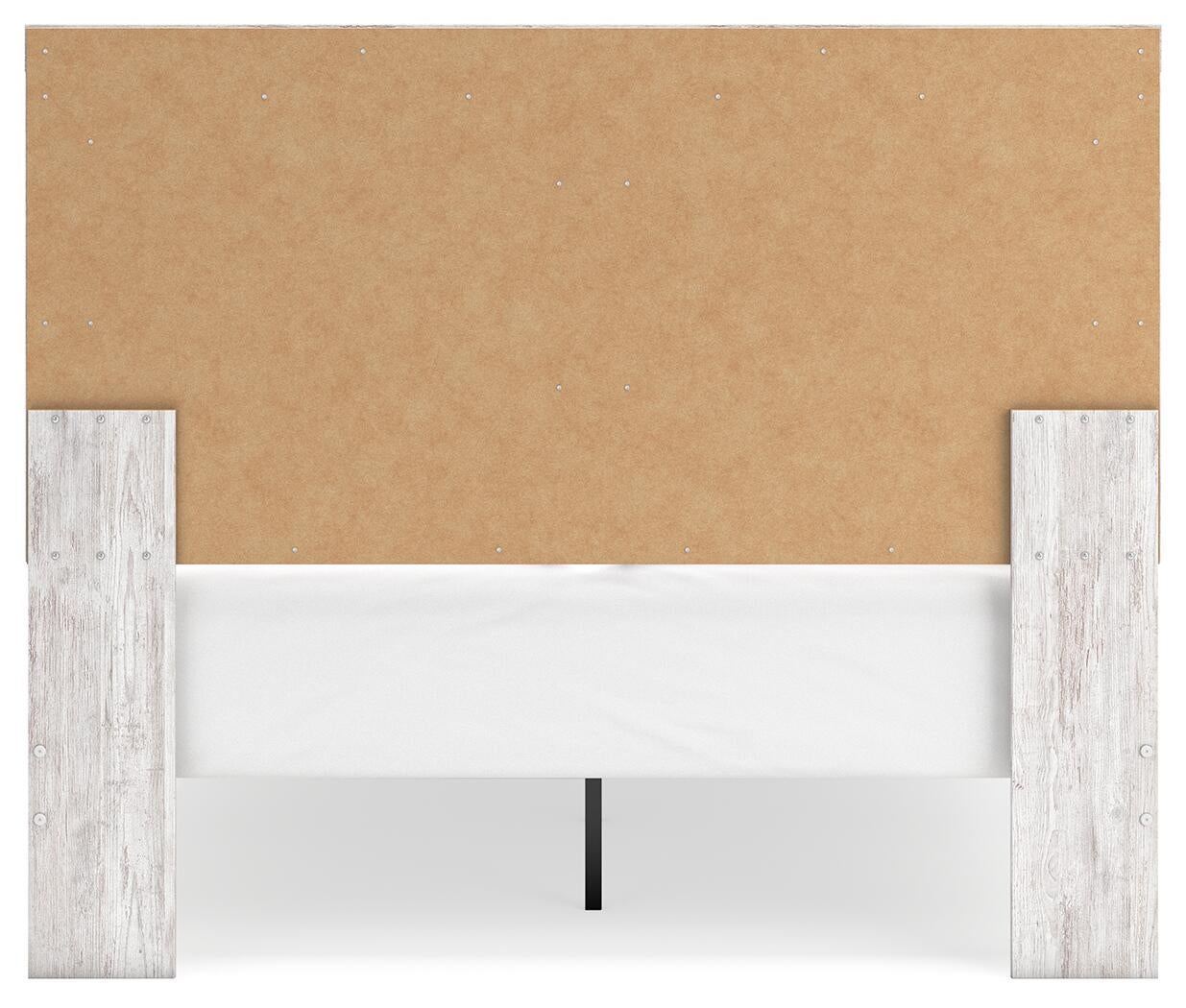 Cayboni  Panel Bed With Mirrored Dresser And Nightstand