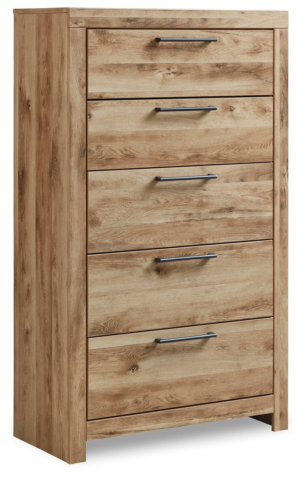 Hyanna  Panel Bed, Dresser, Mirror, Chest And Nightstand