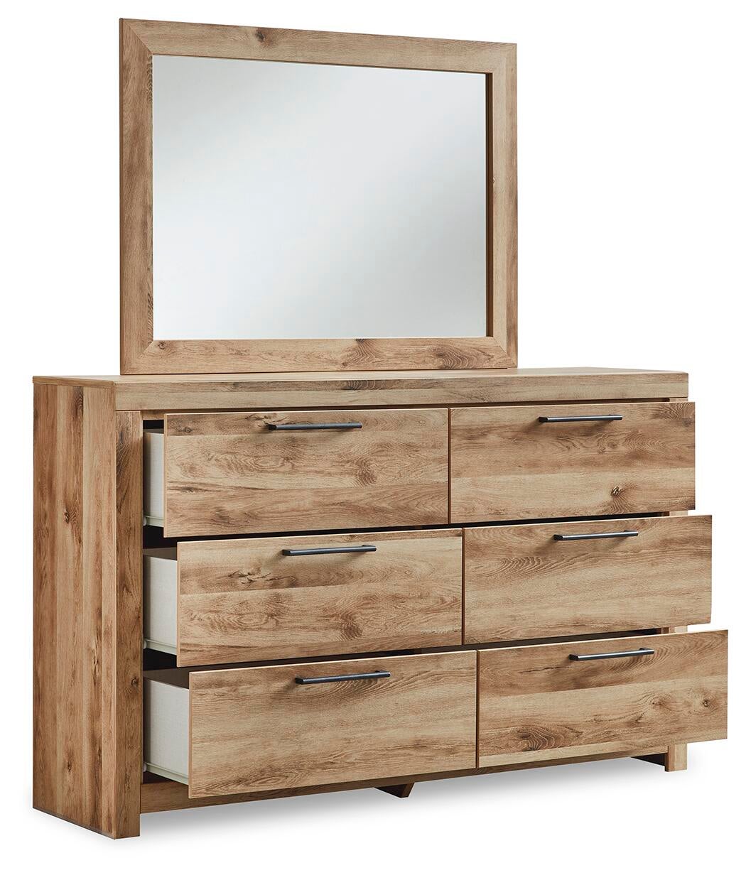Hyanna  Panel Bed, Dresser, Mirror, Chest And Nightstand