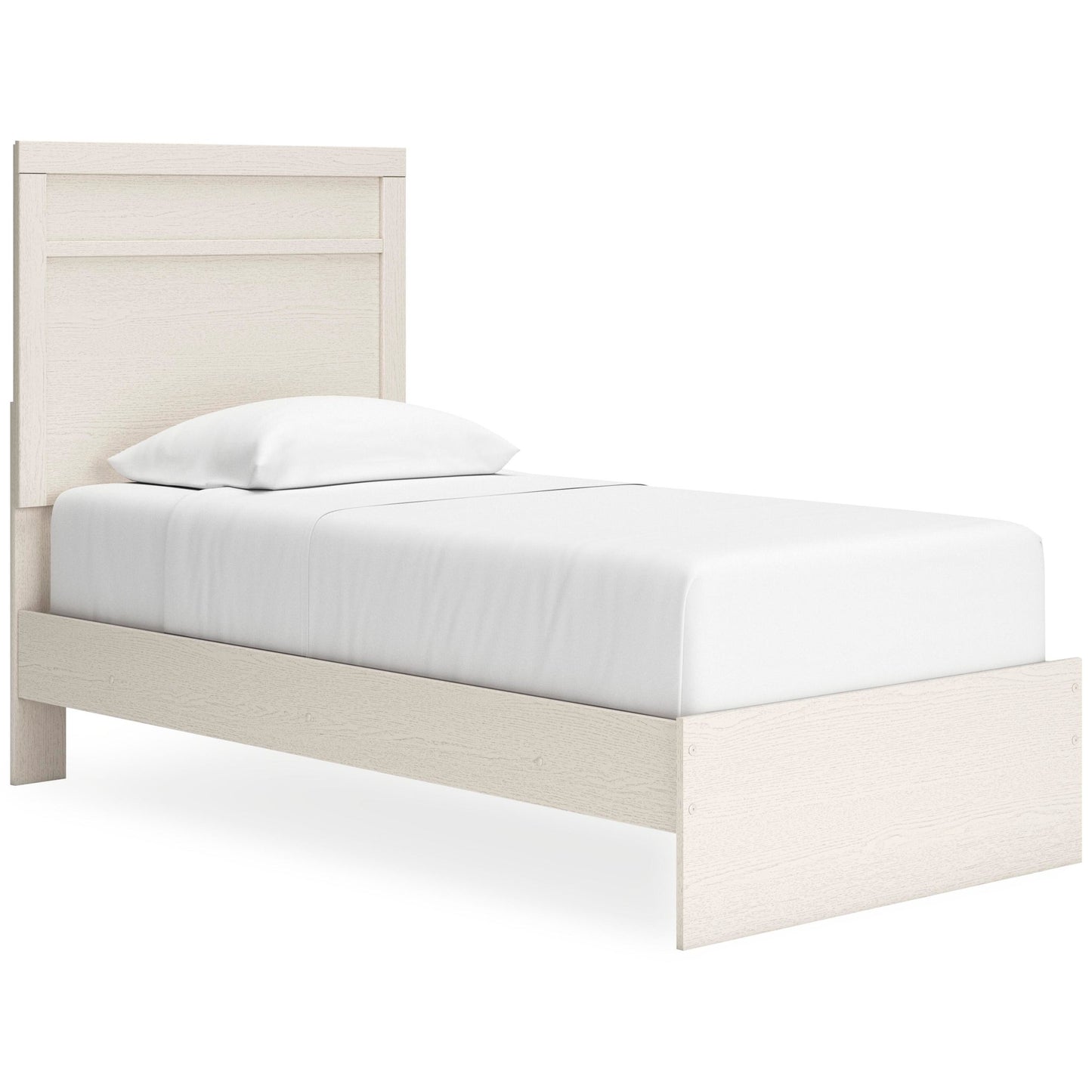 Stelsie  Panel Bed With Mirrored Dresser And Nightstand