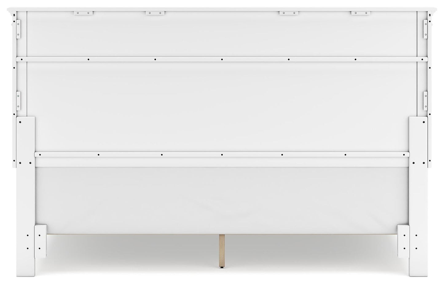 Fortman  Panel Bed With Mirrored Dresser, Chest And Nightstand