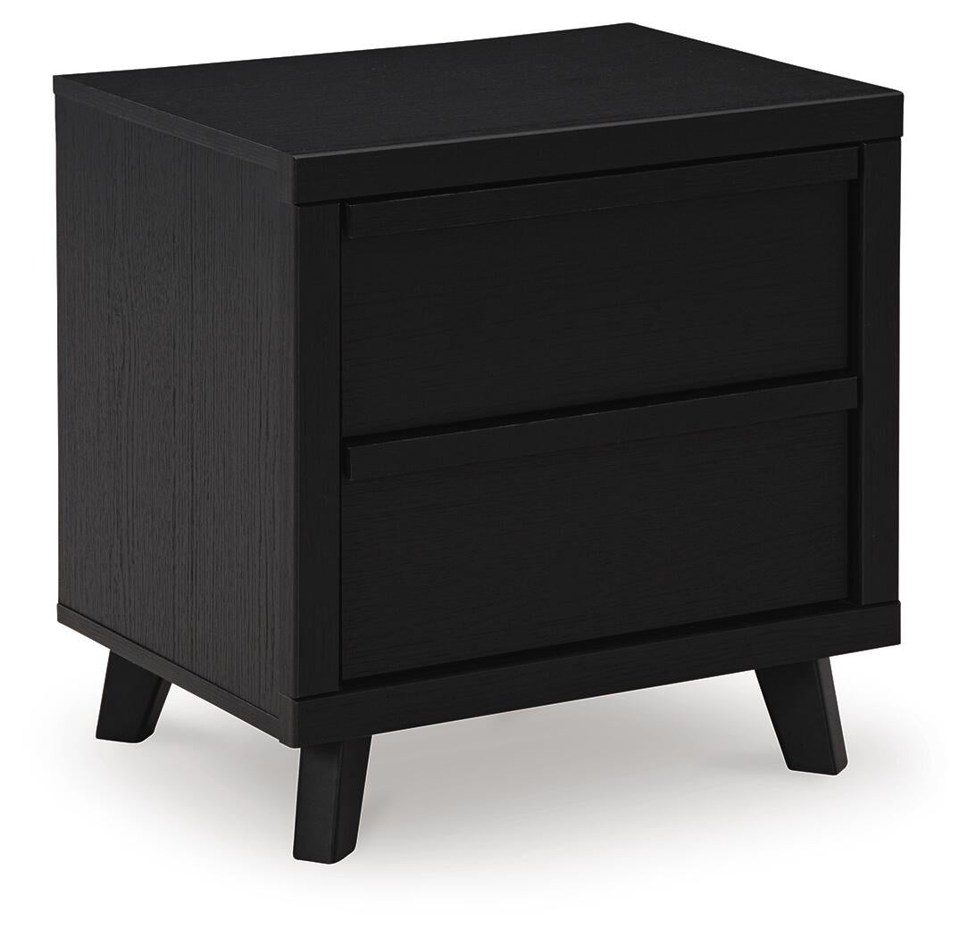 Danziar  Panel Bed, Dresser, Mirror, Chest And Nightstand