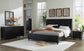 Danziar  Panel Bed, Dresser, Mirror, Chest And Nightstand