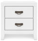 Binterglen  Panel Bed With Mirrored Dresser And Nightstand