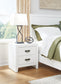 Binterglen  Panel Bed With Mirrored Dresser And Nightstand