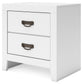 Binterglen  Panel Bed With Mirrored Dresser And Nightstand