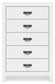 Binterglen California  Panel Bed, Dresser, Mirror, Chest And Nightstand