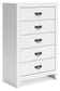 Binterglen California  Panel Bed, Dresser, Mirror, Chest And Nightstand