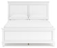 Fortman  Panel Bed With Mirrored Dresser, Chest And Nightstand