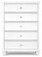 Fortman California  Panel Bed With Mirrored Dresser, Chest And Nightstand