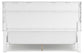 Fortman California  Panel Bed With Mirrored Dresser, Chest And Nightstand