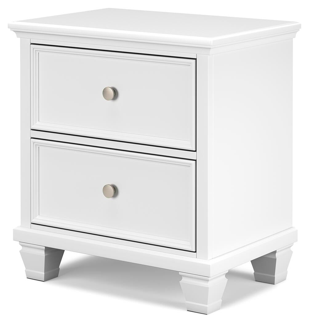 Fortman California  Panel Bed With Mirrored Dresser, Chest And Nightstand