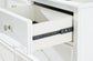 Fortman California  Panel Bed With Mirrored Dresser, Chest And Nightstand