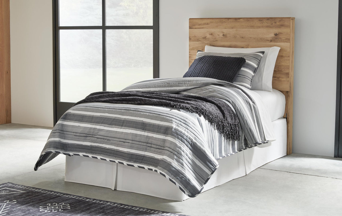 Hyanna  Panel Headboard, Dresser, Mirror, Chest And Nightstand