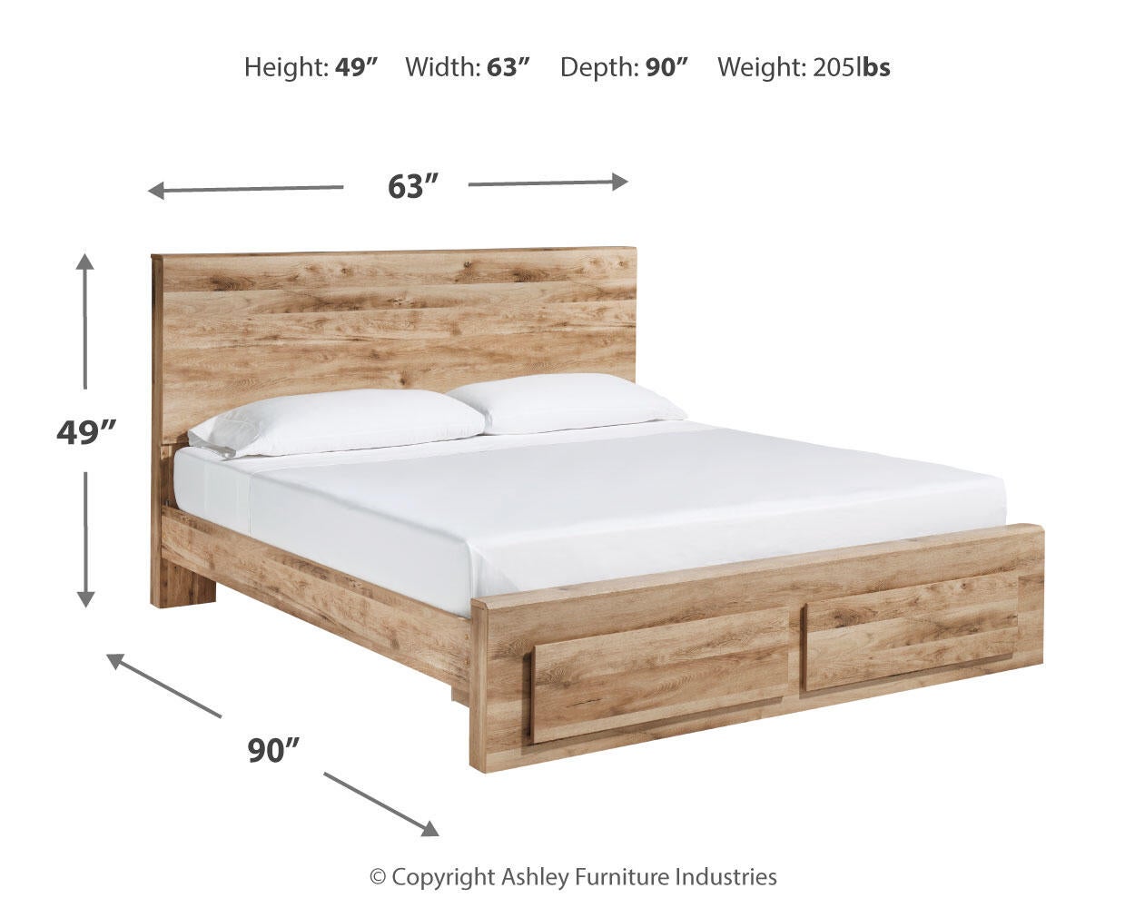 Hyanna  Panel Storage Bed, Dresser And Mirror