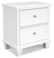 Fortman  Panel Bed With Mirrored Dresser, Chest And Nightstand