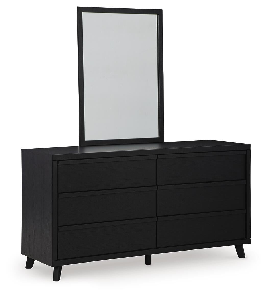 Danziar  Panel Headboard, Dresser, Mirror, Chest And Nightstand