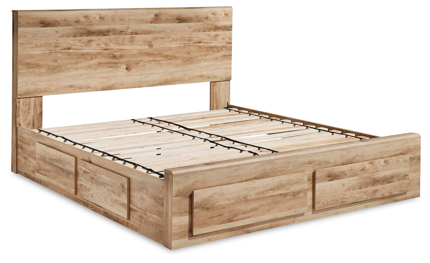 Hyanna  Panel Storage Bed With 1 Under Bed Storage Drawer, Dresser, Mirror And Nightstand