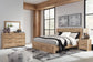 Hyanna  Panel Storage Bed, Dresser And Mirror