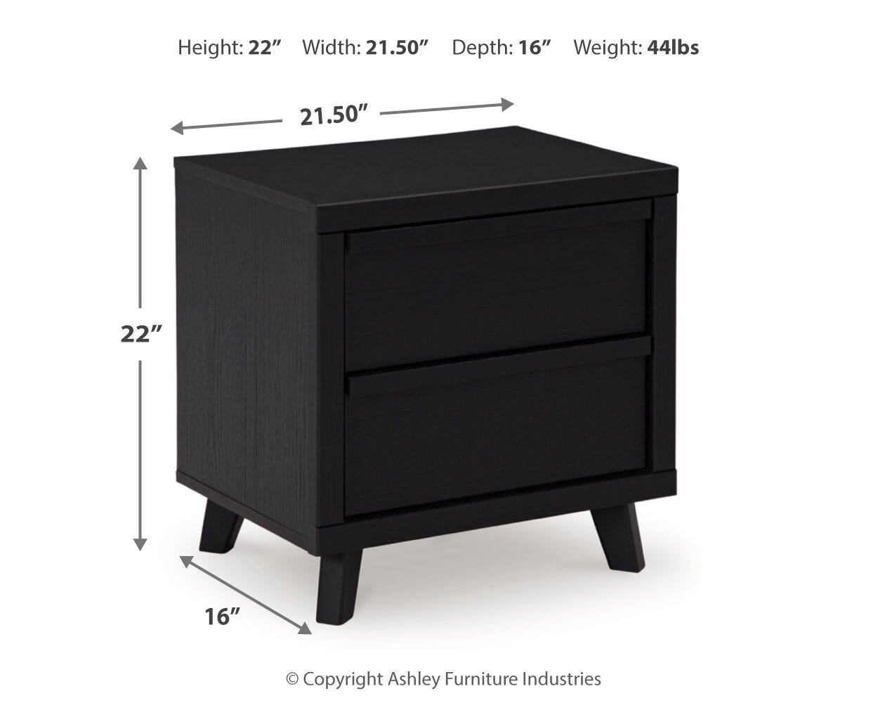 Danziar  Panel Headboard, Dresser, Mirror And Nightstand