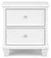 Fortman California  Panel Bed With Mirrored Dresser And Nightstand