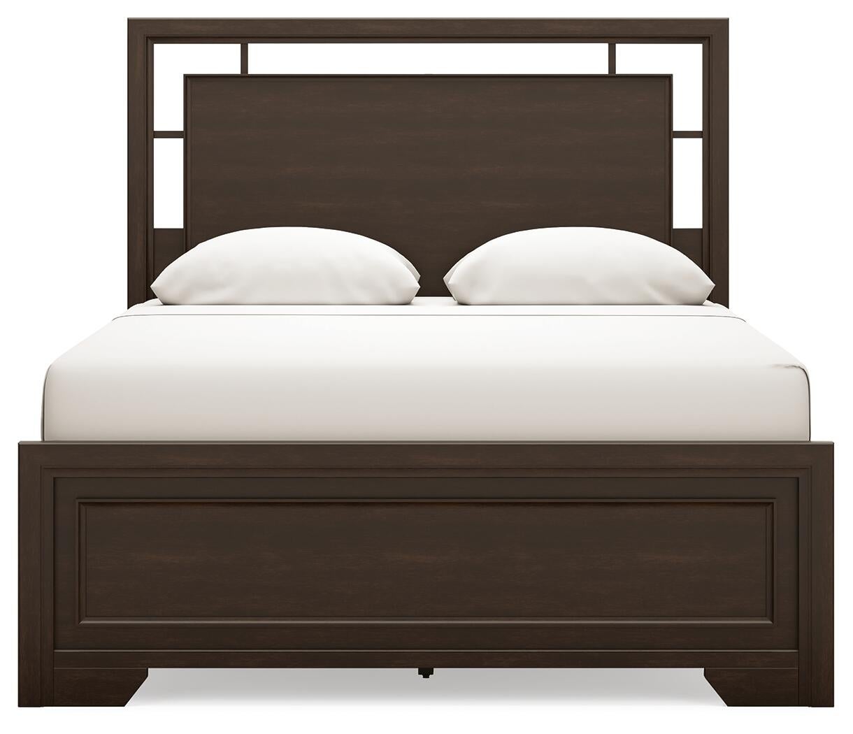 Covetown  Panel Bed, Dresser, Mirror, Chest And Nightstand