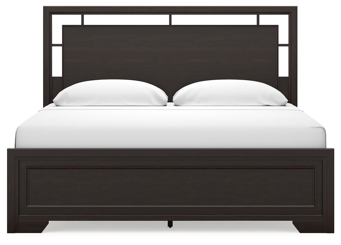 Covetown  Panel Bed, Dresser, Mirror, Chest And Nightstand