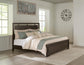 Covetown  Panel Bed, Dresser, Mirror, Chest And Nightstand