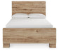 Hyanna  Panel Bed With 1 Side Storage, Dresser, Mirror And Nightstand