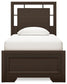 Covetown  Panel Bed, Dresser, Mirror, Chest And Nightstand