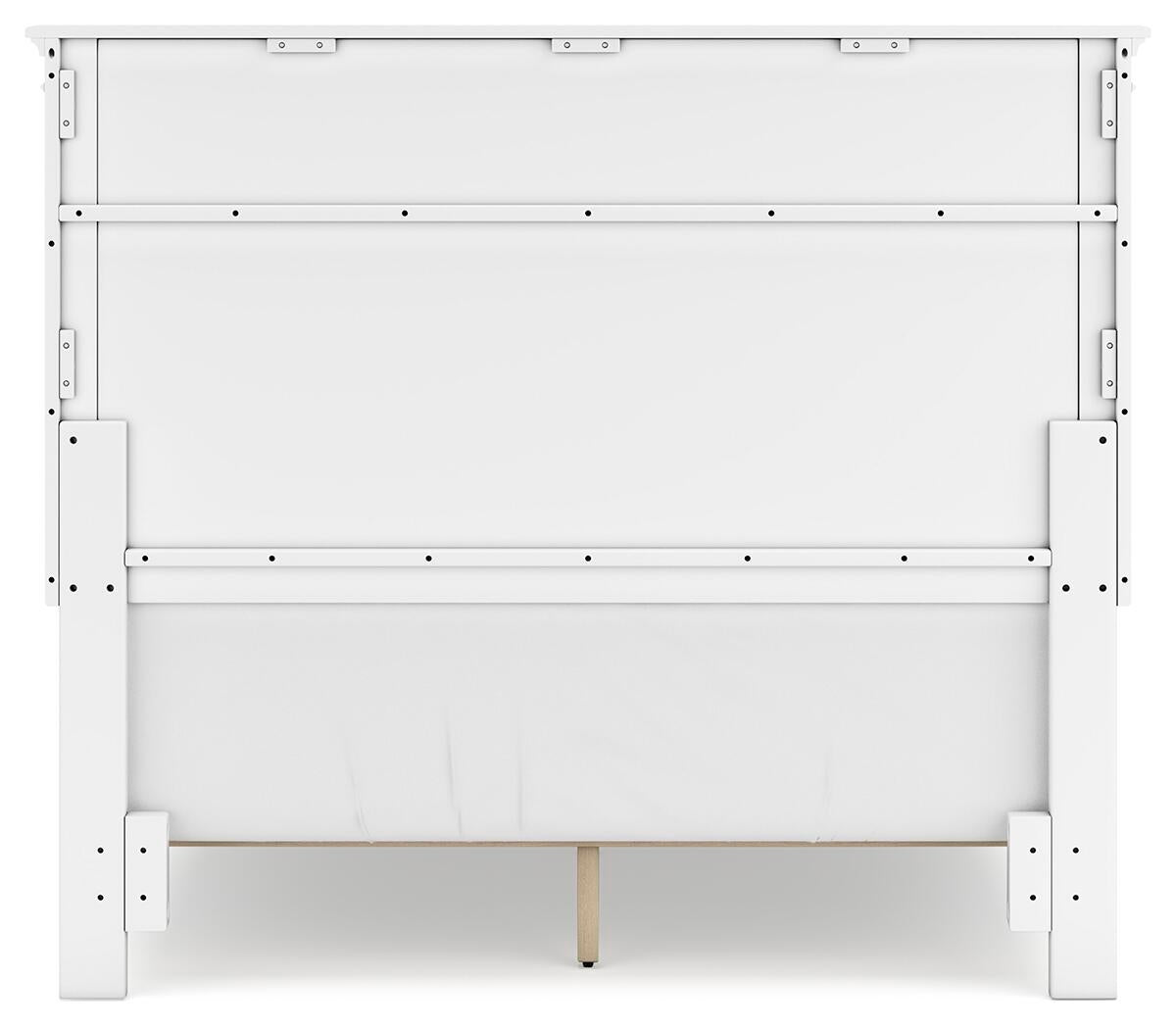 Fortman  Panel Bed With Mirrored Dresser