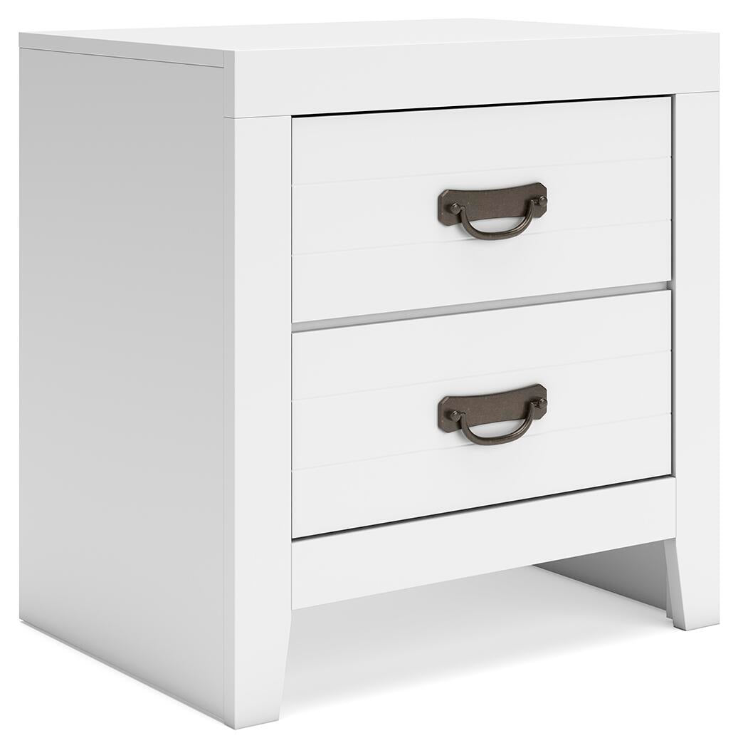 Binterglen  Panel Bed, Dresser, Mirror, Chest And Nightstand