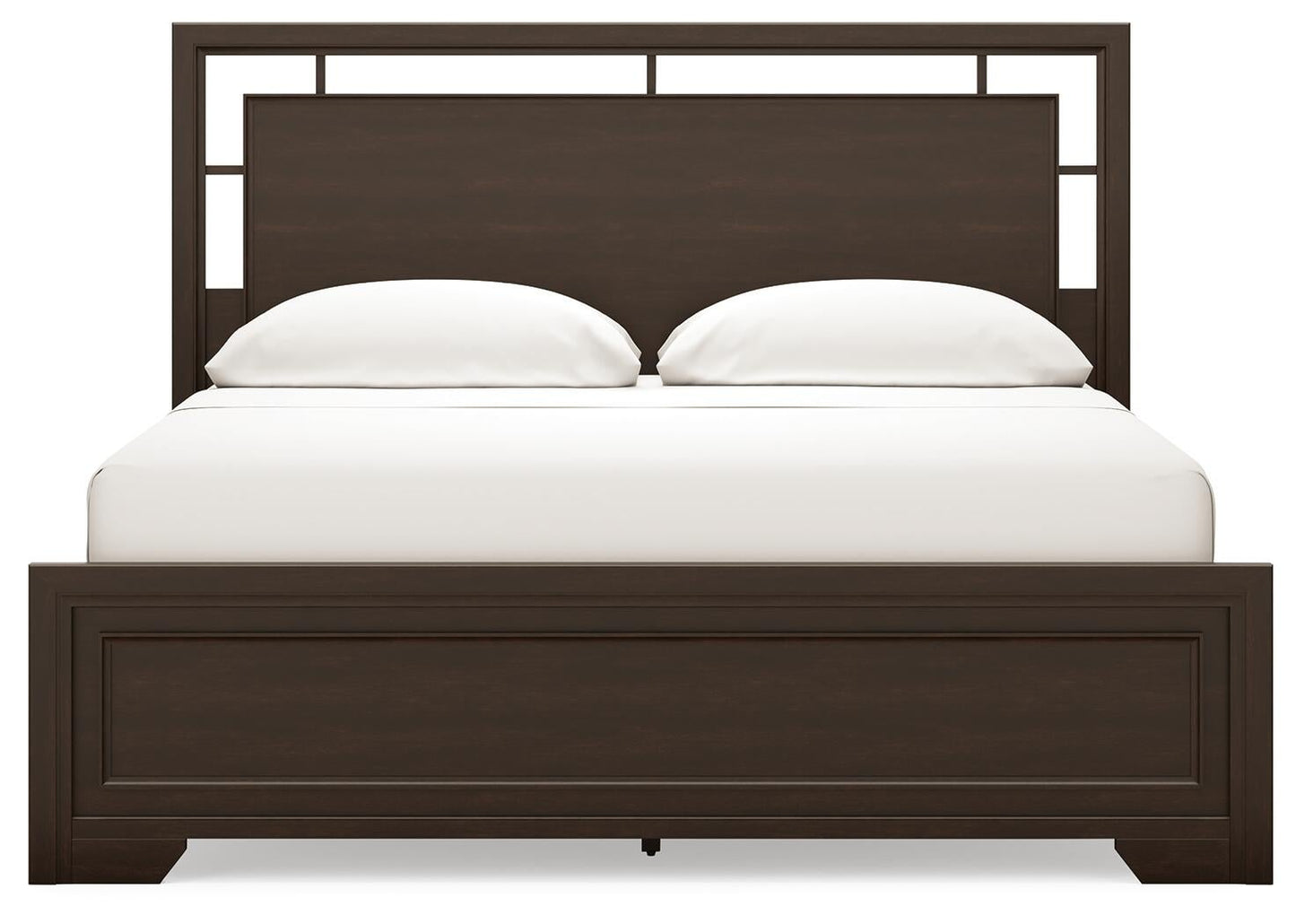 Covetown California  Panel Bed With Mirrored Dresser