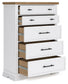 Ashbryn  Panel Storage Bed, Dresser, Mirror, Chest And Nightstand