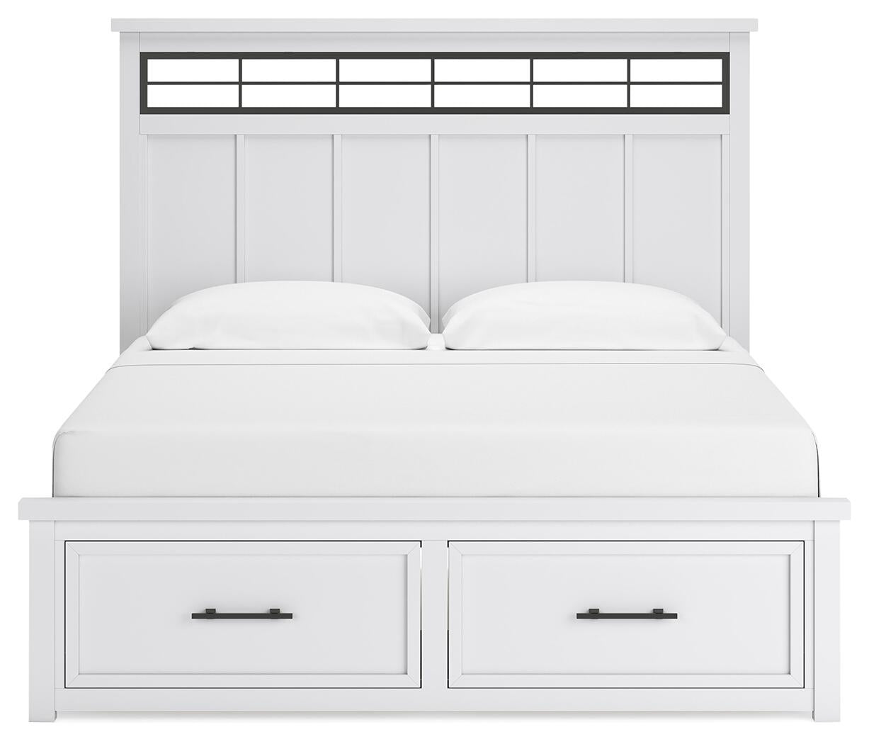 Ashbryn  Panel Storage Bed, Dresser, Mirror, Chest And Nightstand