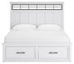 Ashbryn  Panel Storage Bed, Dresser, Mirror, Chest And Nightstand
