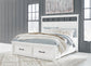 Ashbryn  Panel Storage Bed, Dresser, Mirror, Chest And Nightstand