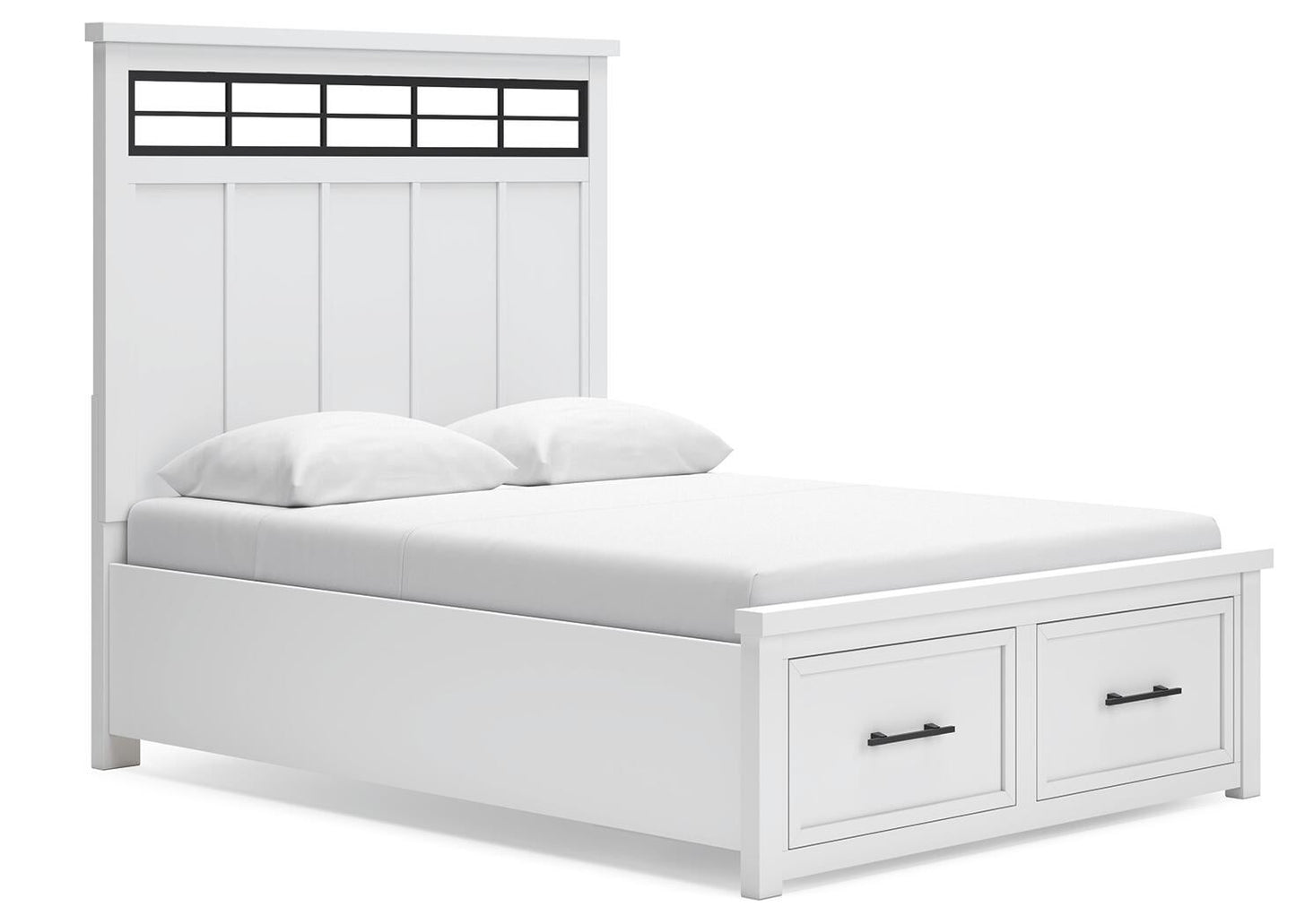 Ashbryn  Panel Storage Bed, Dresser, Mirror, Chest And Nightstand